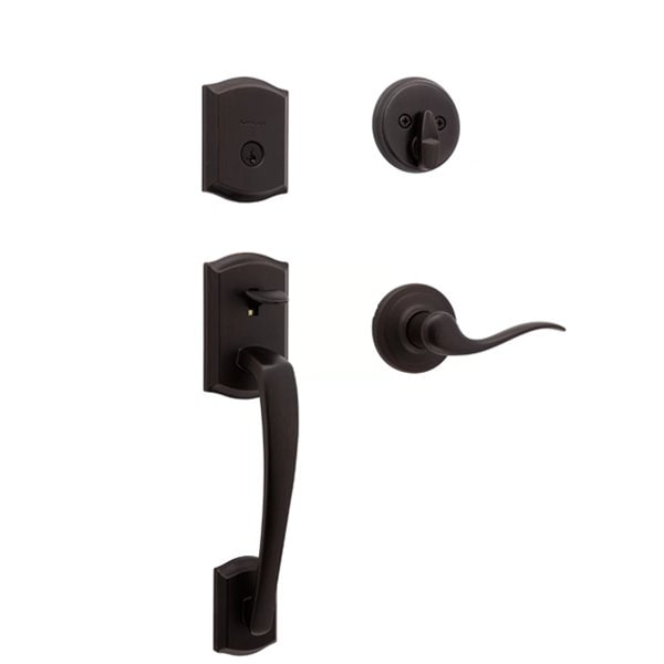 Kwikset: Prescott Handleset Venetian Bronze Finish